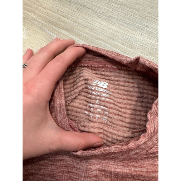 New balance running pink fleece long sleeve - Picture 3 of 7